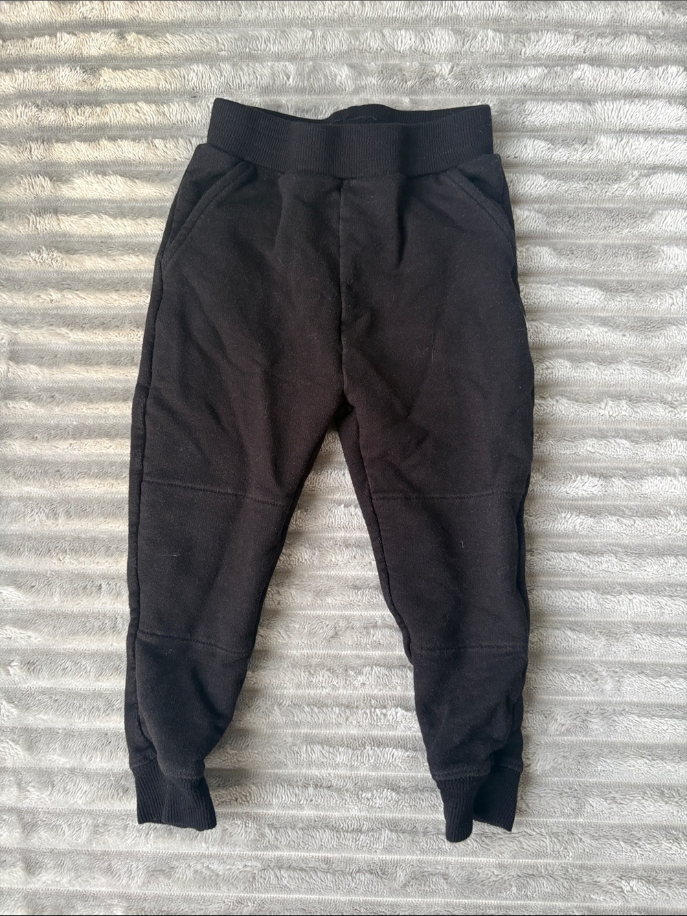 Little Sleepies Black Kids Jogger Pants